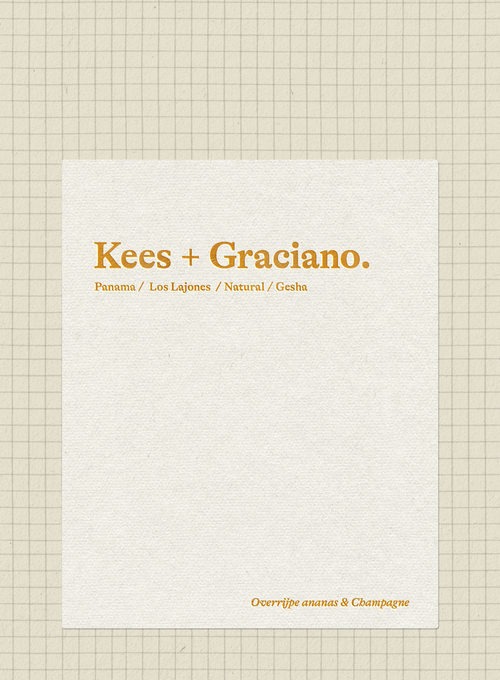 Kees + Graciano (PANAMA)  Gesha - CROP 25
